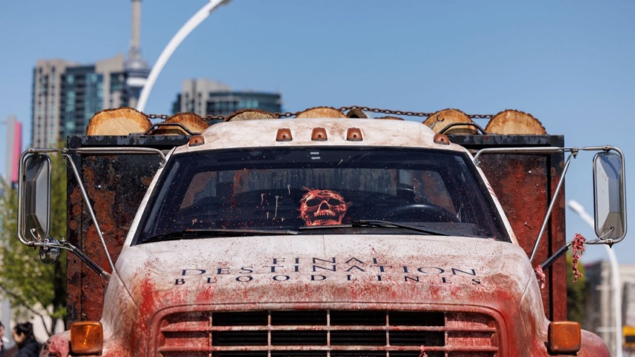 Final Destination: Bloodlines Dusts Off Franchise'S Iconic Log Truck In Celebration Of Film Release Final Destination Bloodlines Dusts Off Franchise'S Iconic Log Truck In Celebration Of Film Release