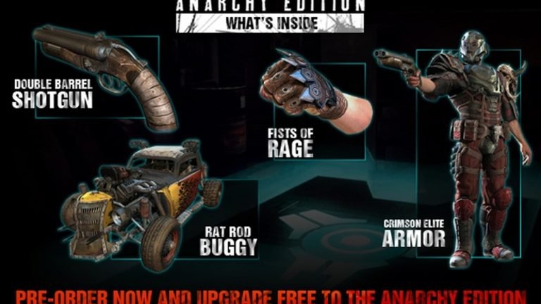 Grab a few upgrades with the Rage Anarchy Edition and a new gameplay trailer