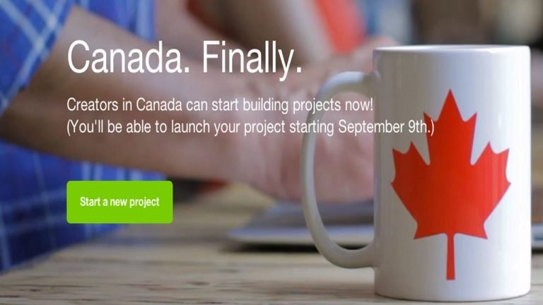 Kickstarter Available to Canadians on September 9