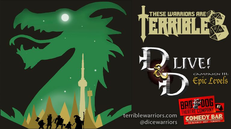 Bad Dog Theatre: D&D LIVE – Part 3 – These Warriors Are Terrible
