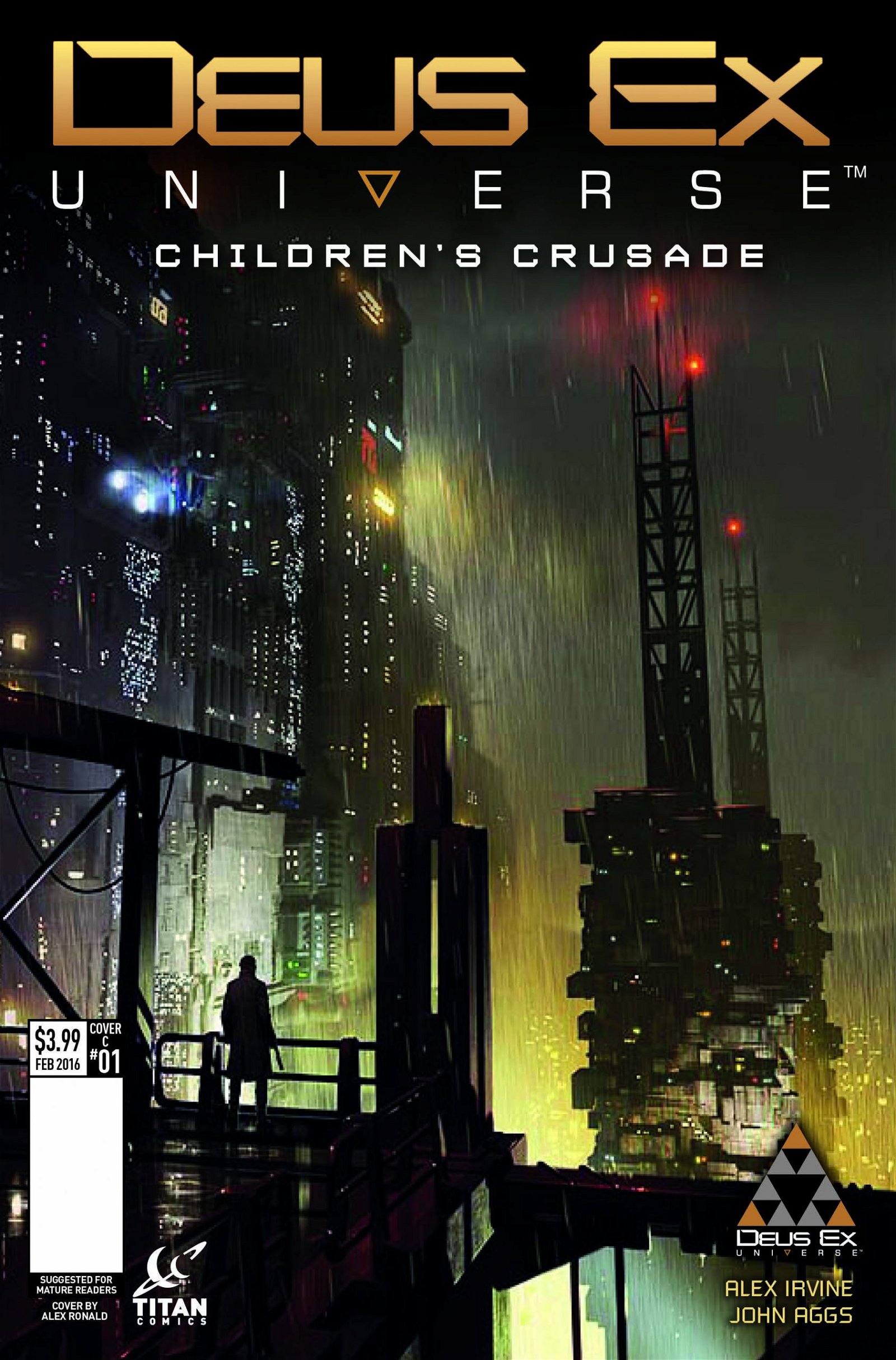 New Deus Ex Issue #1 Cover Variants Unveiled - 2015-12-01 11:59:59