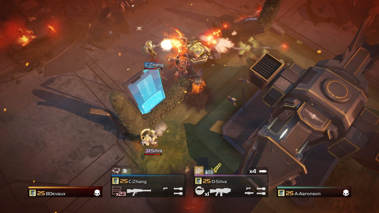 helldivers 2 player 1 screen