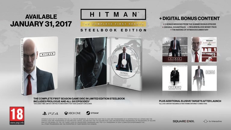 Hitman’s Full Season Coming to Retail in January