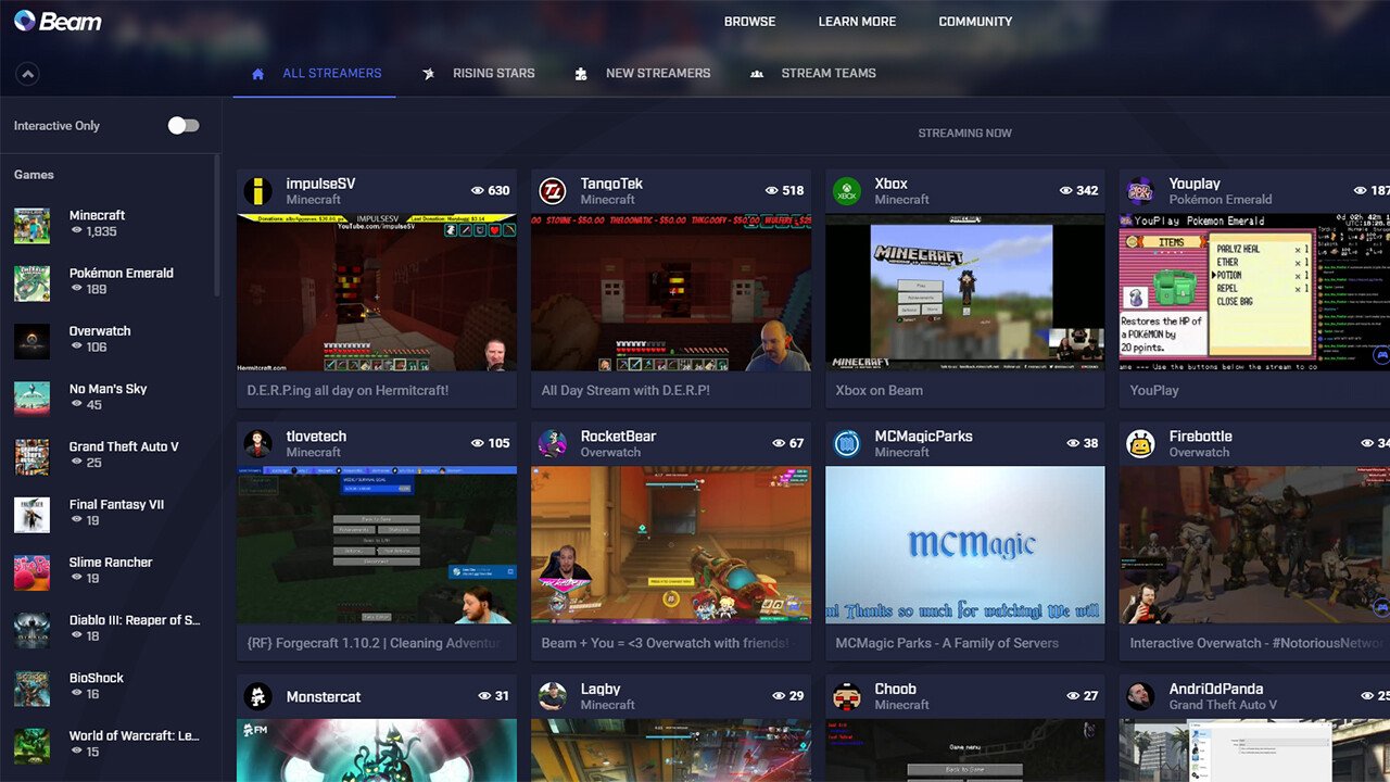 Microsoft Acquires Beam Streaming Service