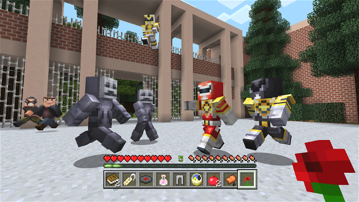 Minecraft And Power Rangers Team Up With New Dlc 2