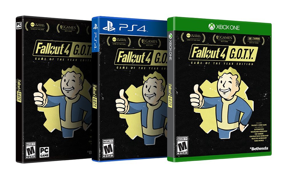 Bethesda Set To Release Fallout 4 Game Of The Year Edition September 26 2017.