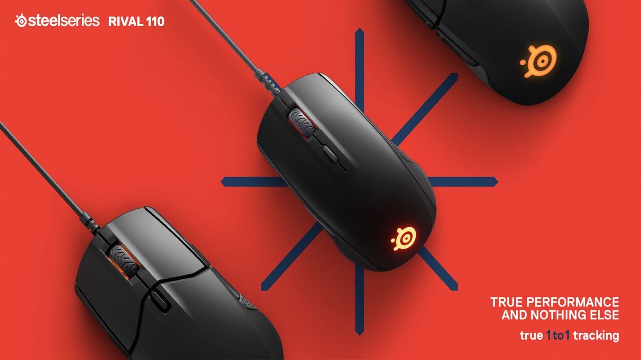 SteelSeries Unveils New Rival 110 Mouse With TrueMove1 Sensor