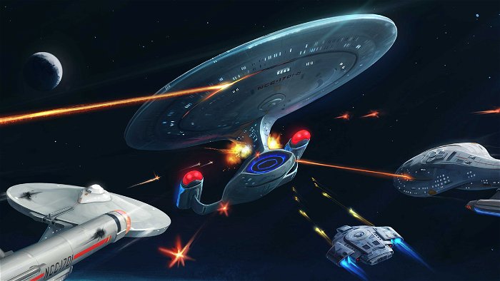 Battles In Vacuum: Galactica Vs. Enterprise-D 1