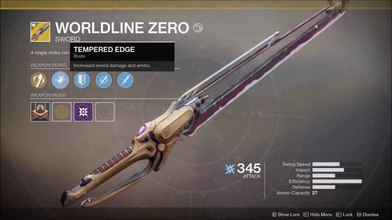 Easily Obtain the Worldline Zero Sword in Destiny 2 Thanks to Fan Tracker