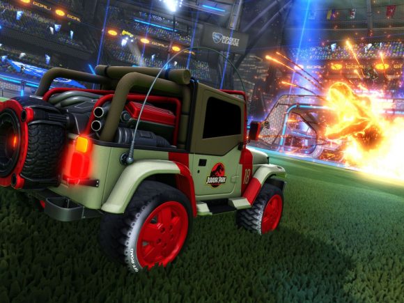 Dino-Mite Jurassic World: Fallen Kingdom DLC comes to Rocket League 2