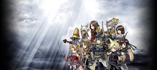 FINAL FANTASY CHARACTERS BATTLE TOGETHER ON MOBILE DEVICES IN DISSIDIA FINAL FANTASY OPERA OMNIA