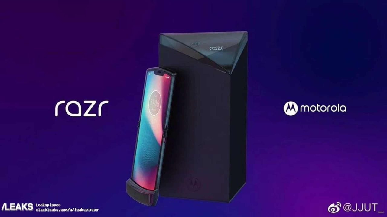 Leaked Renders Shows Motorola’s Vertically-Folding Razr Phone 1