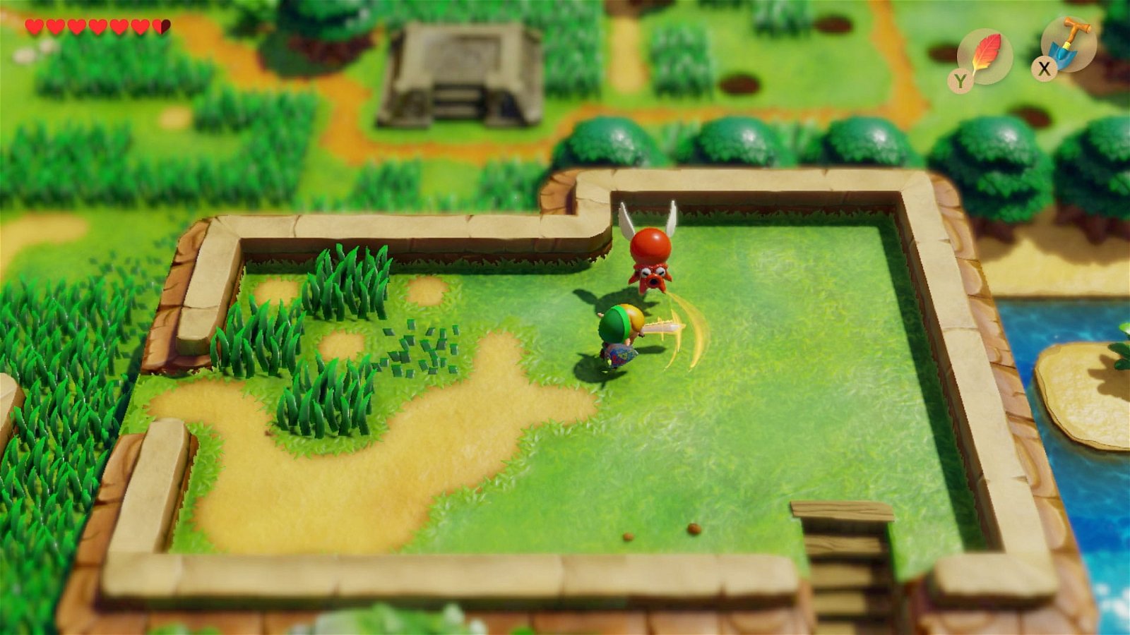 The Legend of Zelda: Link's Awakening comes with double-sided