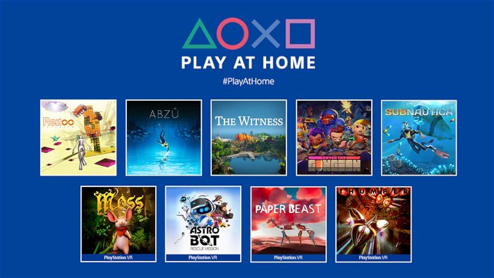 Play At Home Will Offer Playstation Owners Nine Indie Games Next Week, And Horizon: Zero Dawn In April.