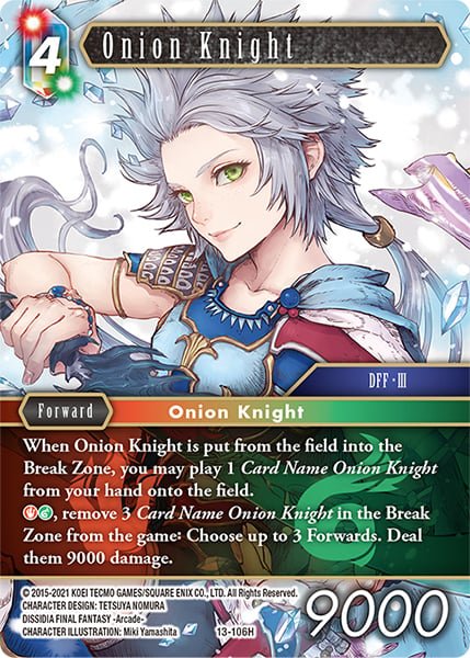 Final Fantasy Trading Card Game Releases New Set, Opus Xiii