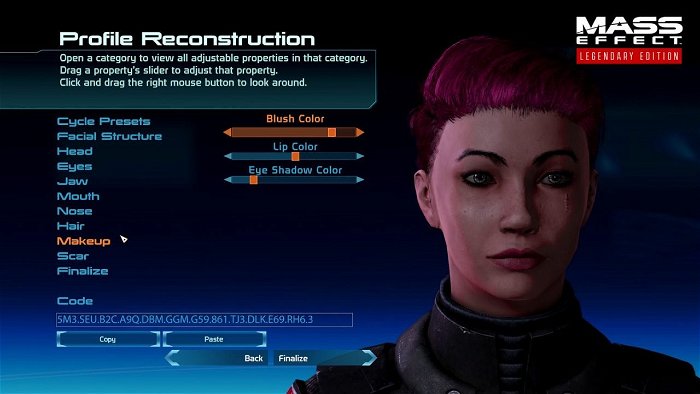 Commander Shepard'S Appearance Options Have Been Expanded, And Can Be Carried Across Games With Ease.