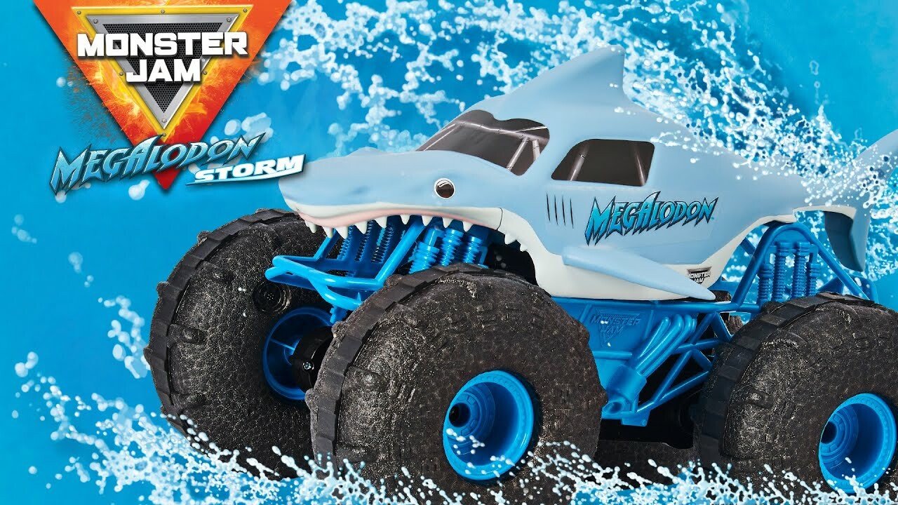 Spin Master Monster Jam Megalodon Storm RC Car Review 2