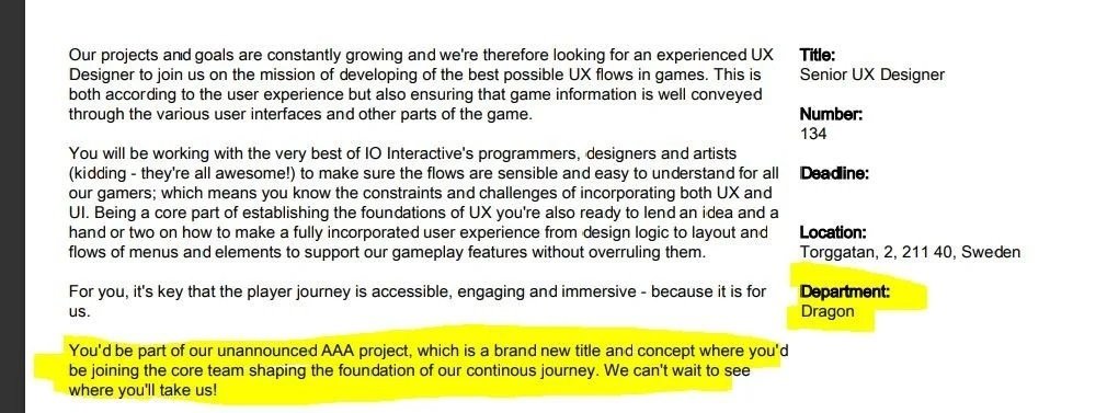 Hitman Developer Io Interactive Rumored To Be Working On Xbox Title Codenamed “Project Dragon”