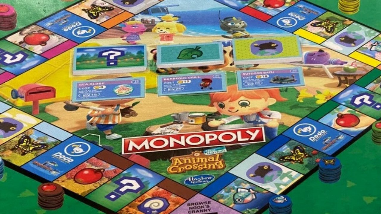 Animal Crossing New Horizons Monopoly Shadowdropped