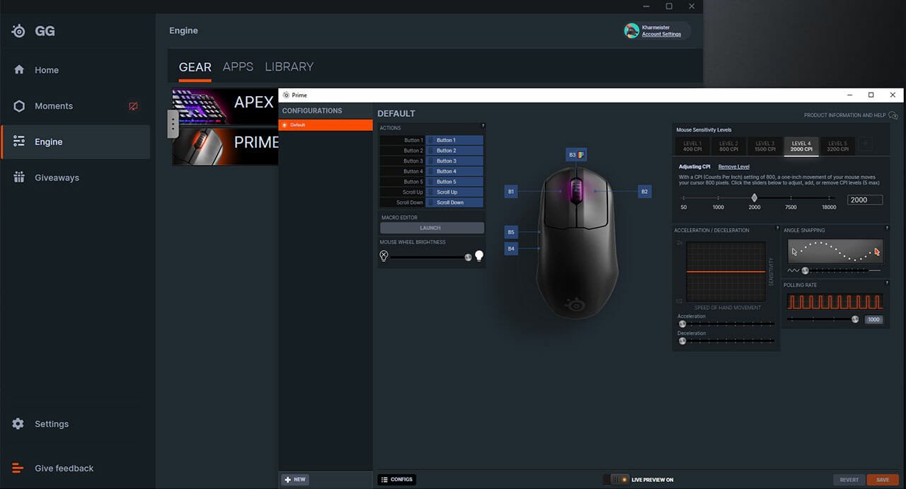 Steelseries Prime Pro Series Gaming Mouse Review 4