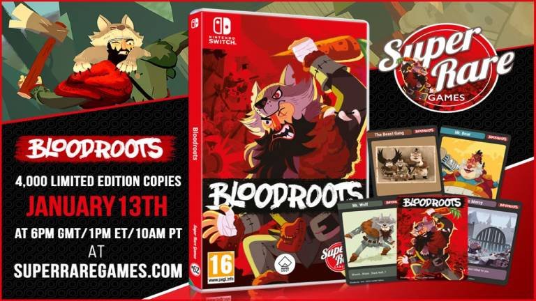 Super Rare Games Announces Limited Physical Bloodroots as First Edition For 2022