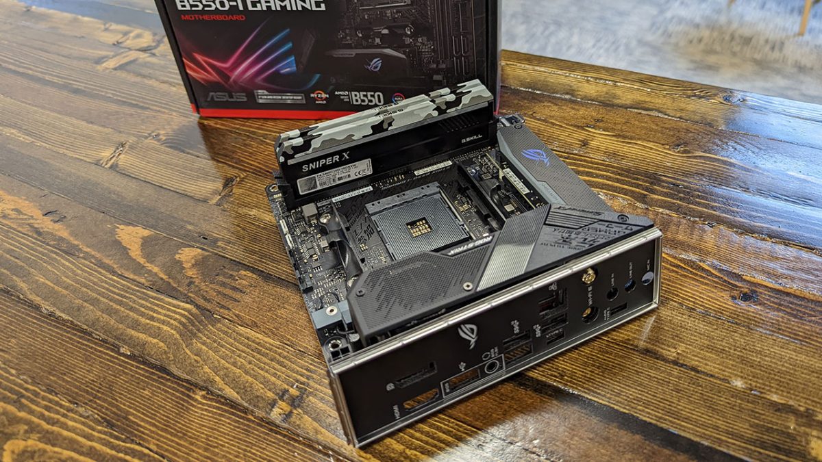 ASUS ROG Strix B550i Gaming Motherboard Review CGMagazine