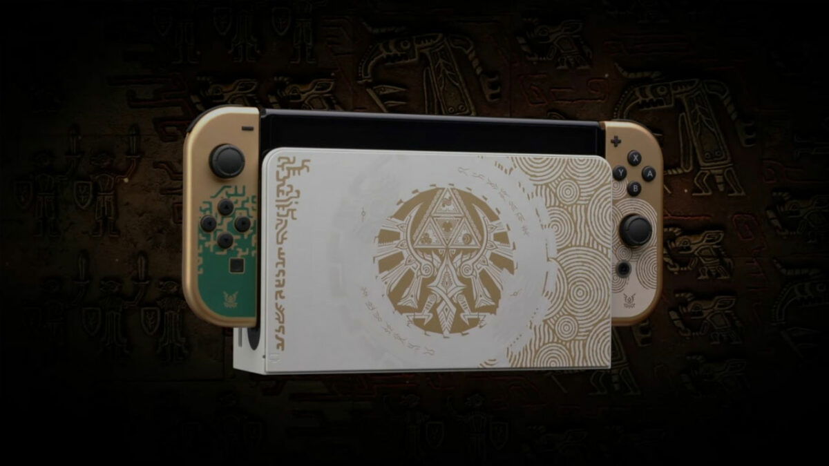 the legend of zelda tears of the kingdom themed nintendo switch oled releases april 28th 23032803