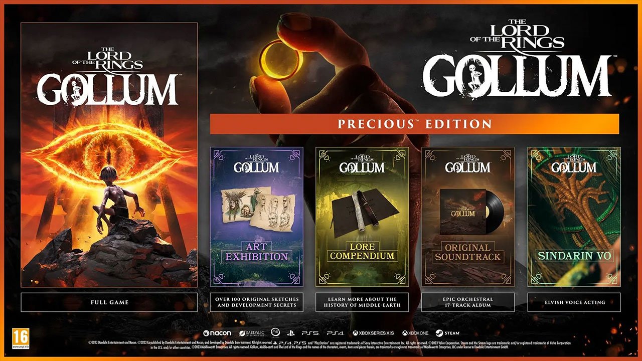 The Lord Of The Rings Gollum Precious Edition Packs In A Lore Compendium And Other Goodies 23041404 2