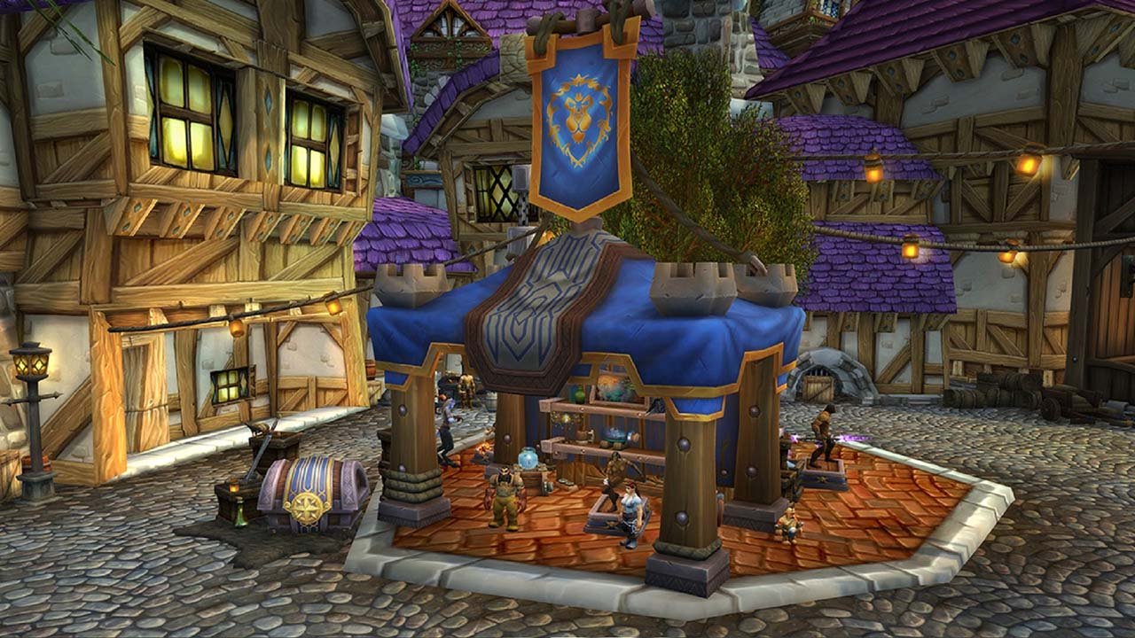 World of Warcraft in game trading post for players