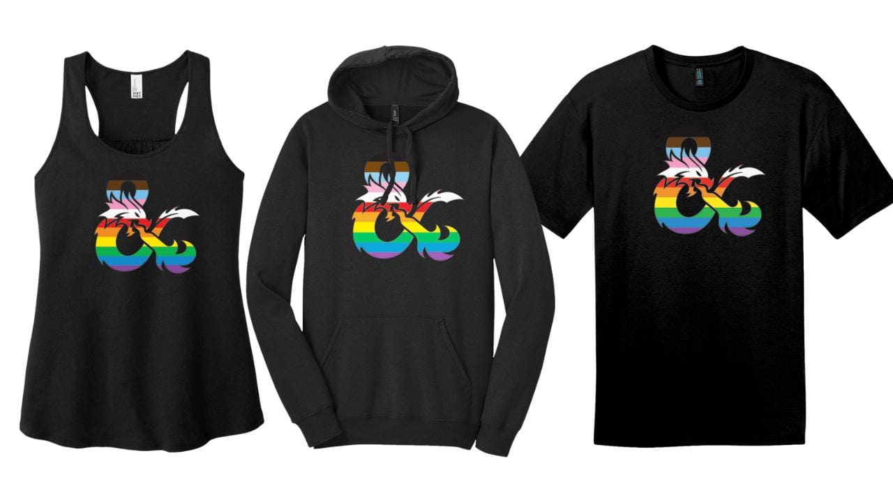 Wizards Of The Coast Celebrates Pride Month With D&Amp;D/Mtg Goodies Dungeons And Dragons Wizards Of The Coast Pride Themed Shirts