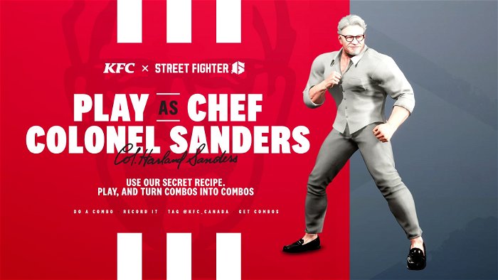 Kfc X Street Fighter 6 — Colonel Sanders Joins The Fight