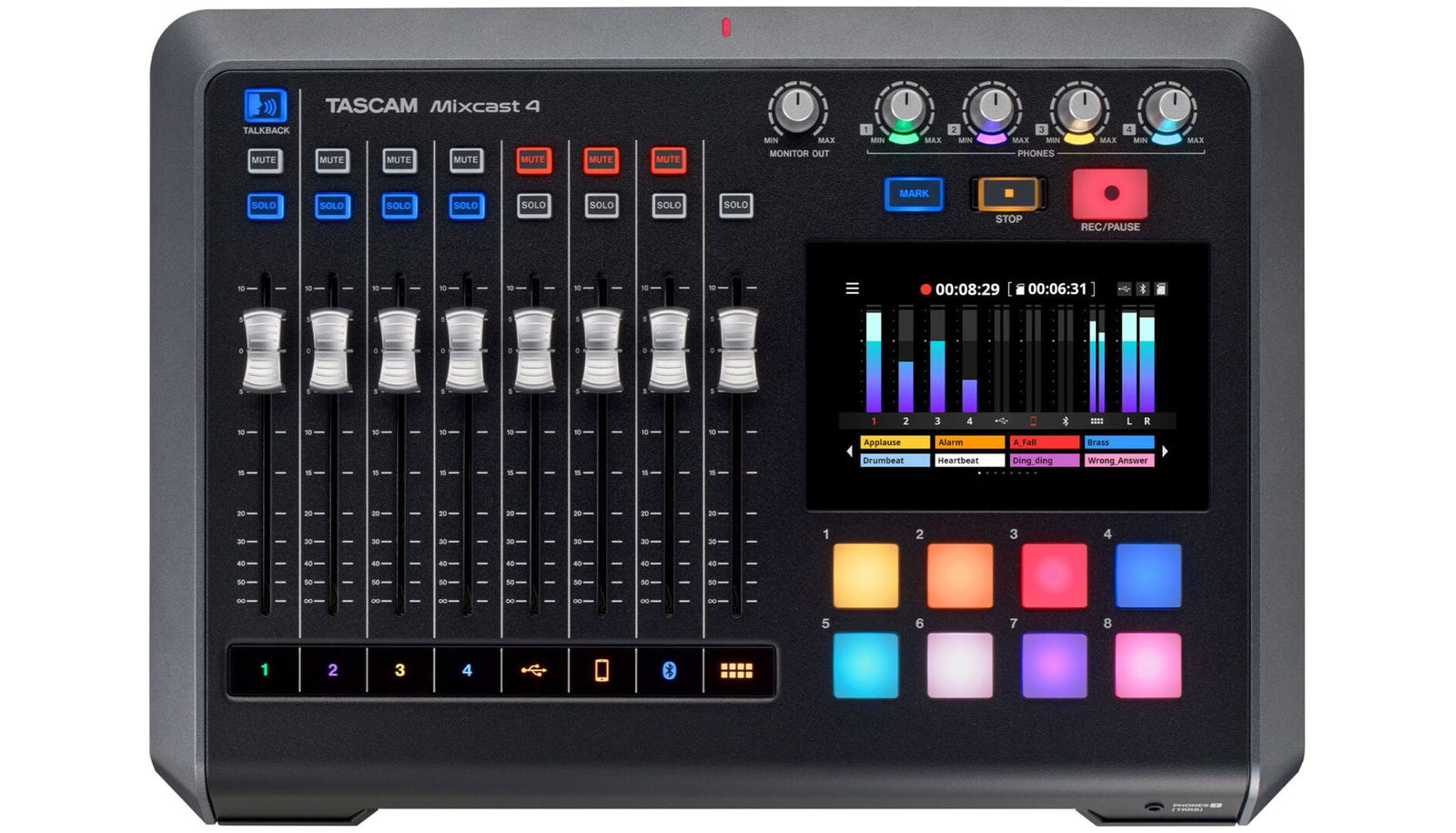 Tascam Debuts The Mixcast 4 Podcast Station