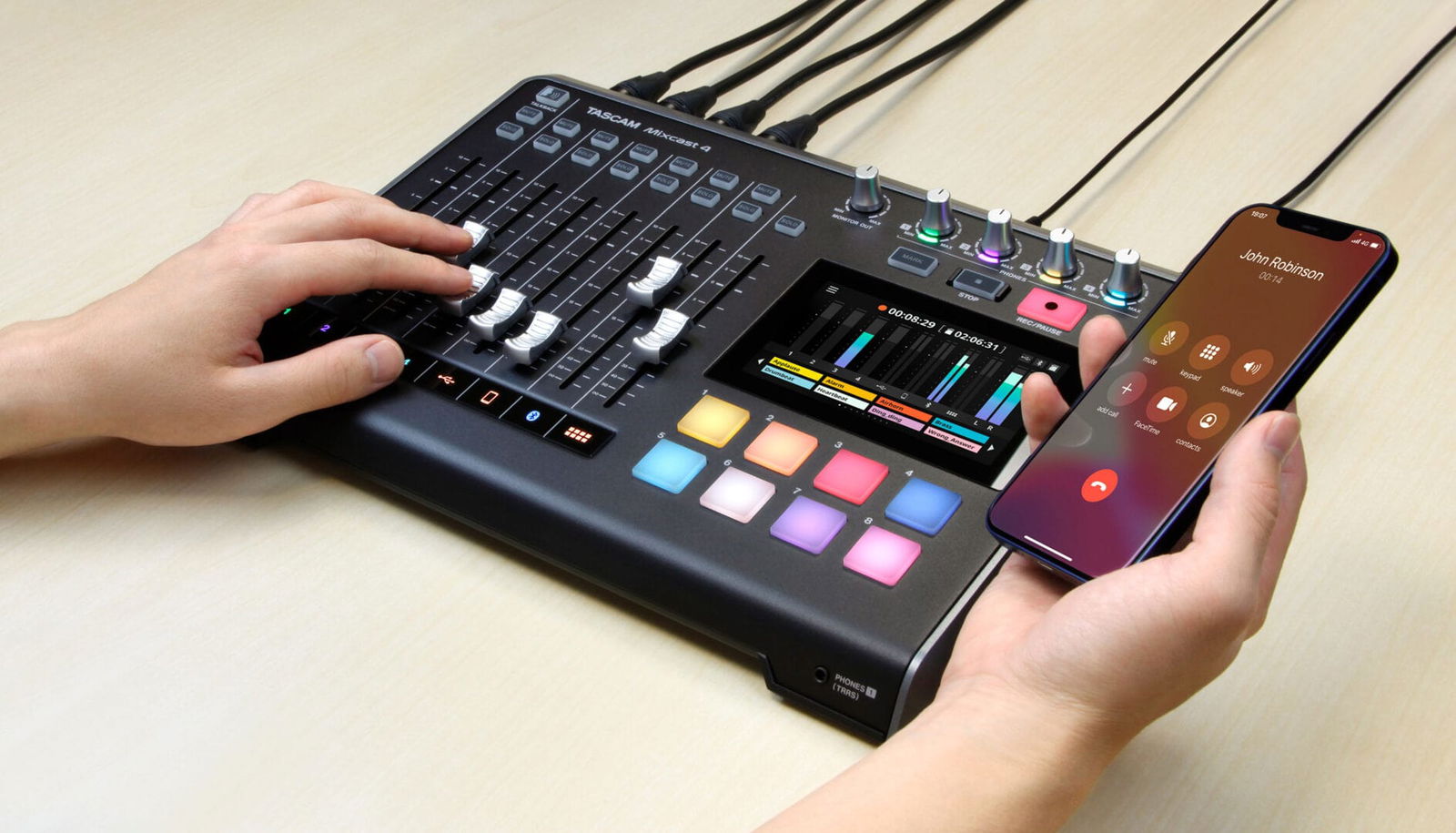 Tascam Debuts The Mixcast 4 Podcast Station