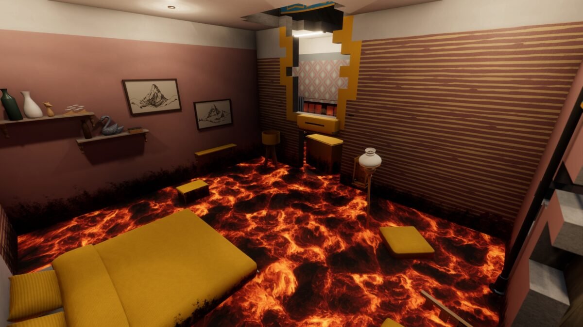 NOT an April Fools Joke: House Flipper 2 Gets a Floor is Lava Mode!