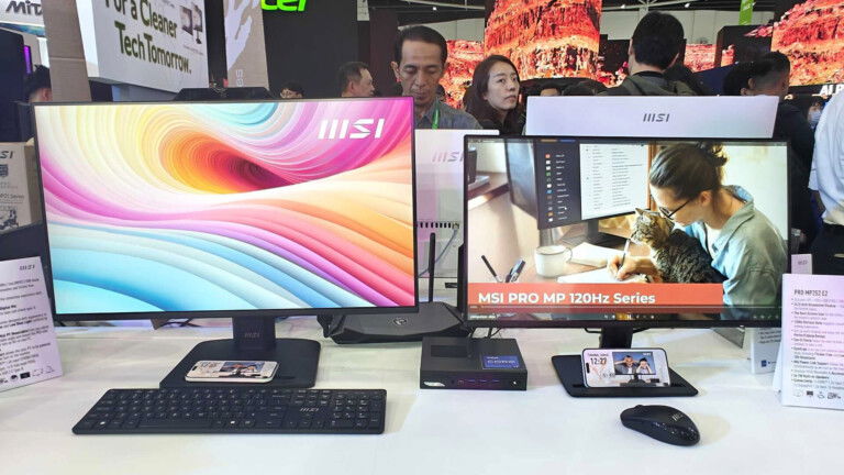 Computex 2024: MSI Monitors Bring More Than Gaming to the Show Floor