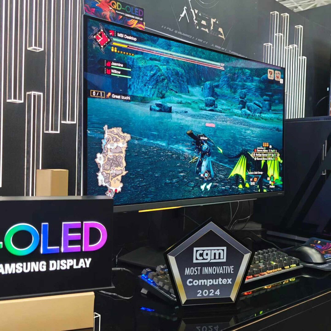 Computex 2024: The Msi Meg-321Urx-Qd-Oled Redefines 4K Gaming Displays