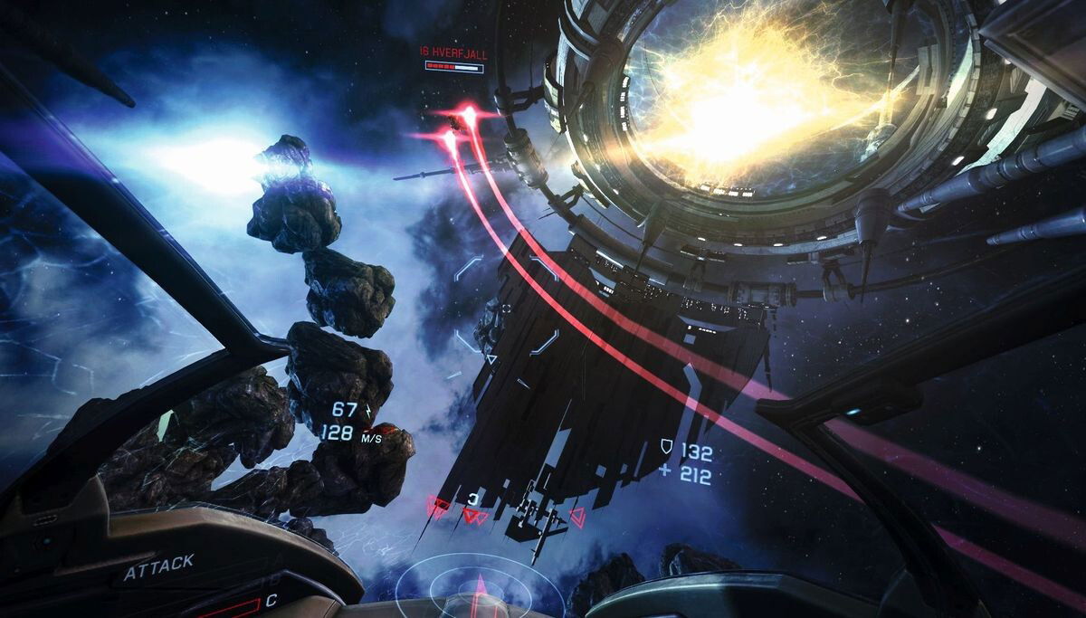 E3 2013 - The Future Of Gaming: Space Battles With Oculus Rift And Evr