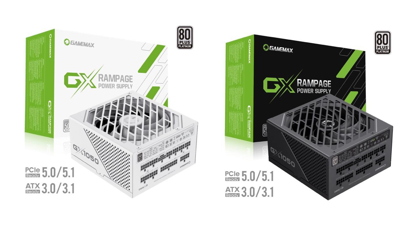 Gamemax Launches Gx-1050 Pro Bk/Wh Atx 3.1 Pcie 5.1 Power Supply Units Gamemax Launches Gx-1050 Pro Bk/Wh Atx 3.1 Pcie 5.1 Power Supply Units