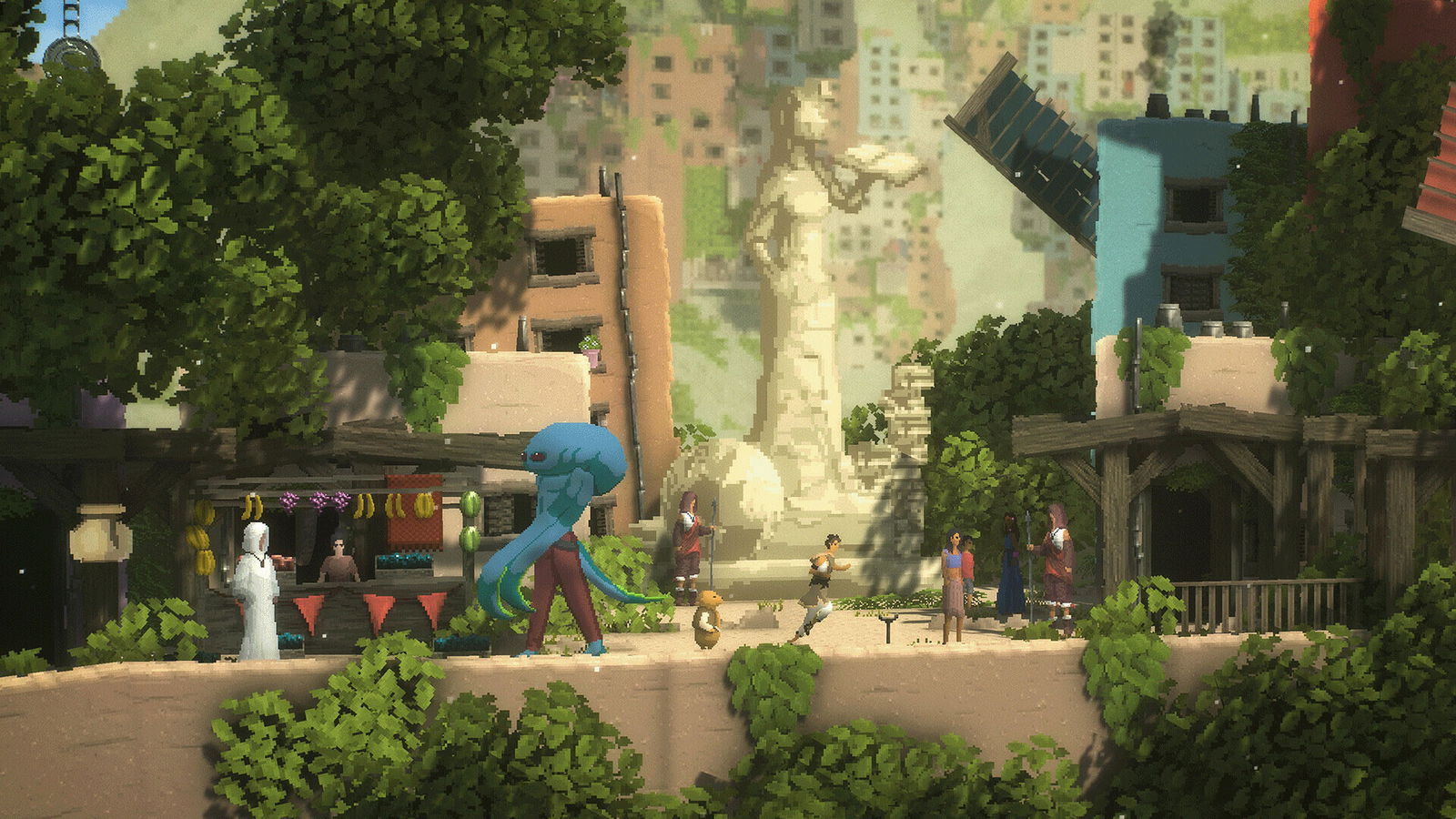 A Whole Universe In Two Dimensions—A First Look At Beyond Galaxyland