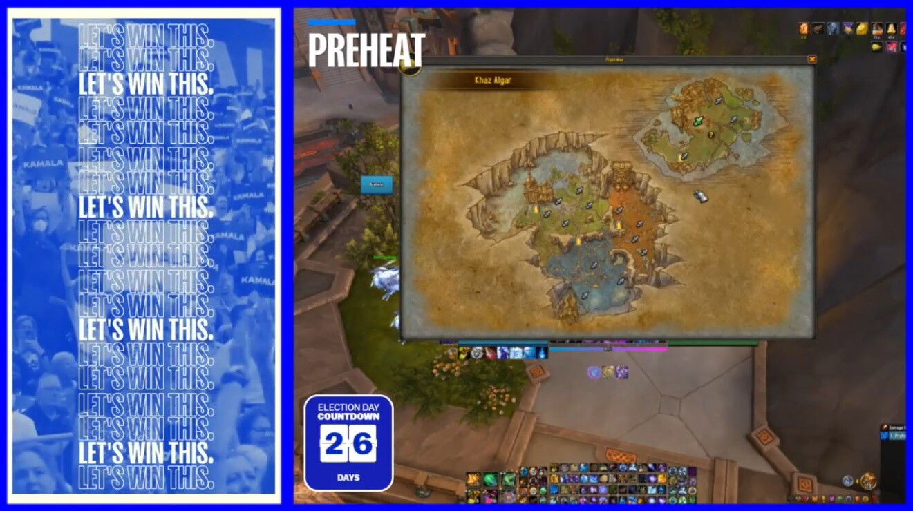 Kamala Harris Campaign Uses World Of Warcraft To Reach Gamers On Twitch Kamala Harris Campaign Uses World Of Warcraft To Reach Gamers On Twitch