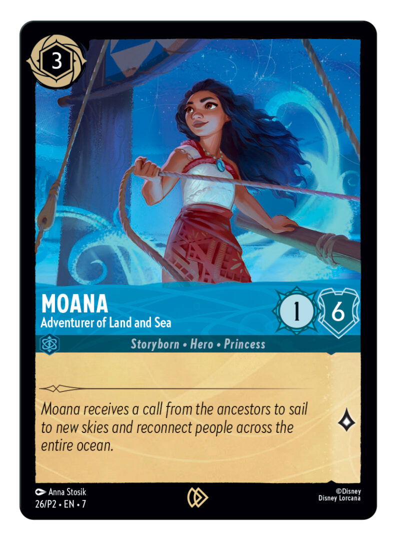 Disney Lorcana &Amp; Cineplex Join Forces For A Moana 2 Promo Card