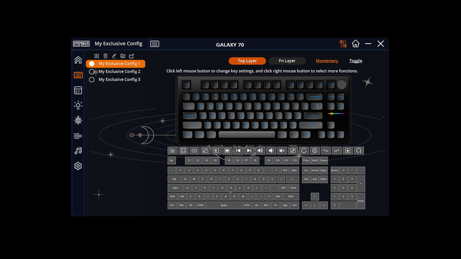 Epomaker Galaxy70 75% Mechanical Keyboard Review