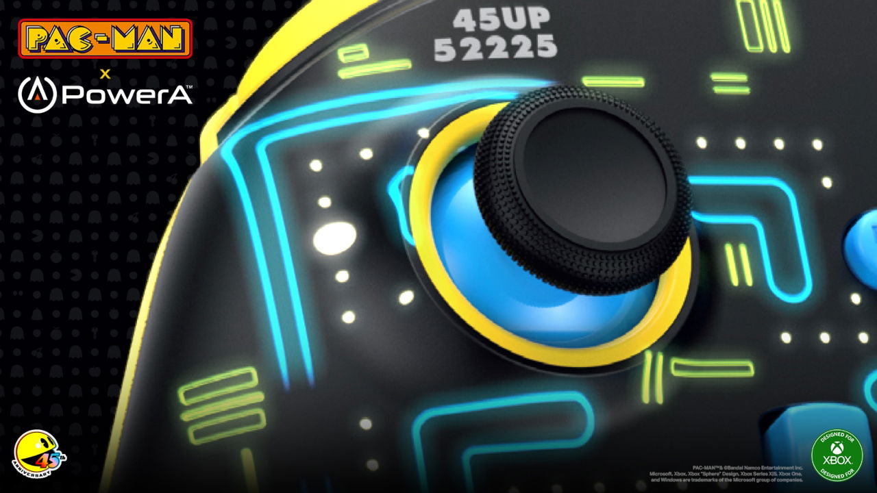 Powera X Bandai Namco Celebrates 45 Years Of Pac-Man Powera X Bandai Namco Celebrates 45 Years Of Pac-Man