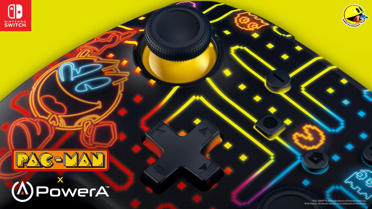 Powera X Bandai Namco Celebrates 45 Years Of Pac-Man Powera X Bandai Namco Celebrates 45 Years Of Pac-Man 2