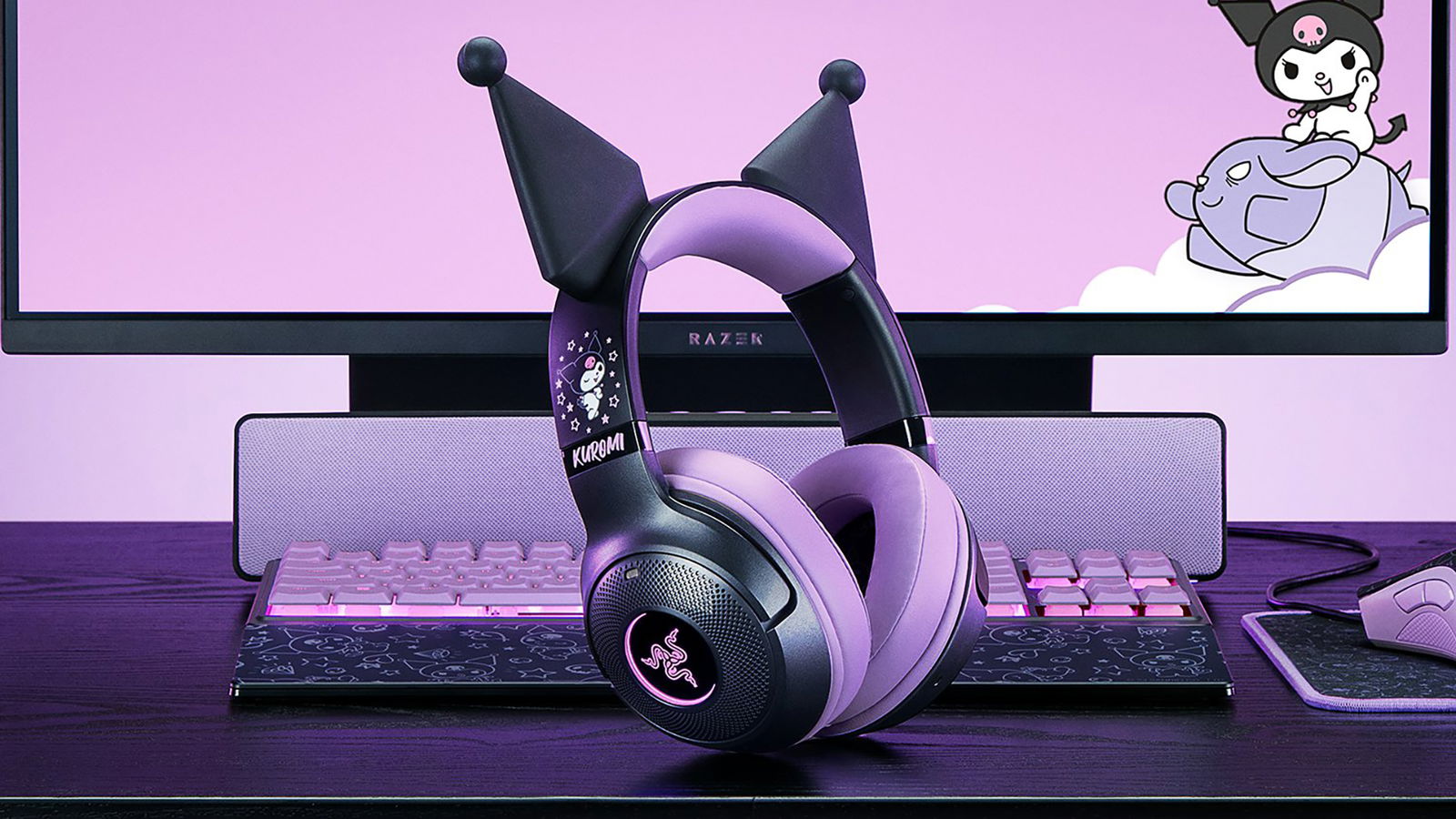 Razer Unveils The Razer | Kuromi Collection Sets With Gaming Chair, Keyboard, And More