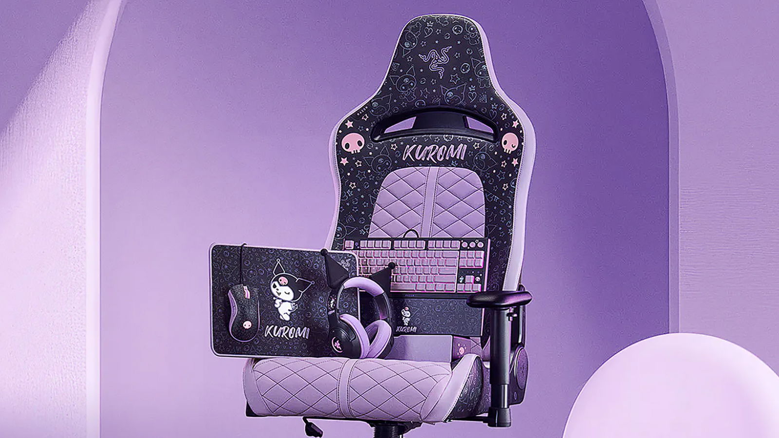 Razer Unveils The Razer | Kuromi Collection Sets With Gaming Chair, Keyboard, And More