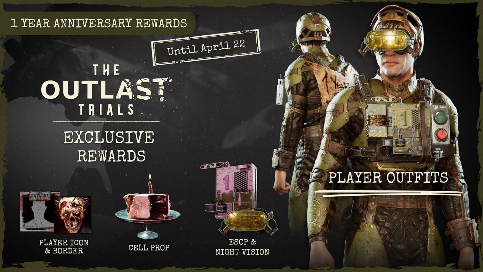 The Outlast Trials Launch Season 2.1, Featuring Two New Mk-Challenges, Cosmetics, And More The Outlast Trials Launch Season 2.1, Featuring Two New Mk-Challenges, Cosmetics, And More