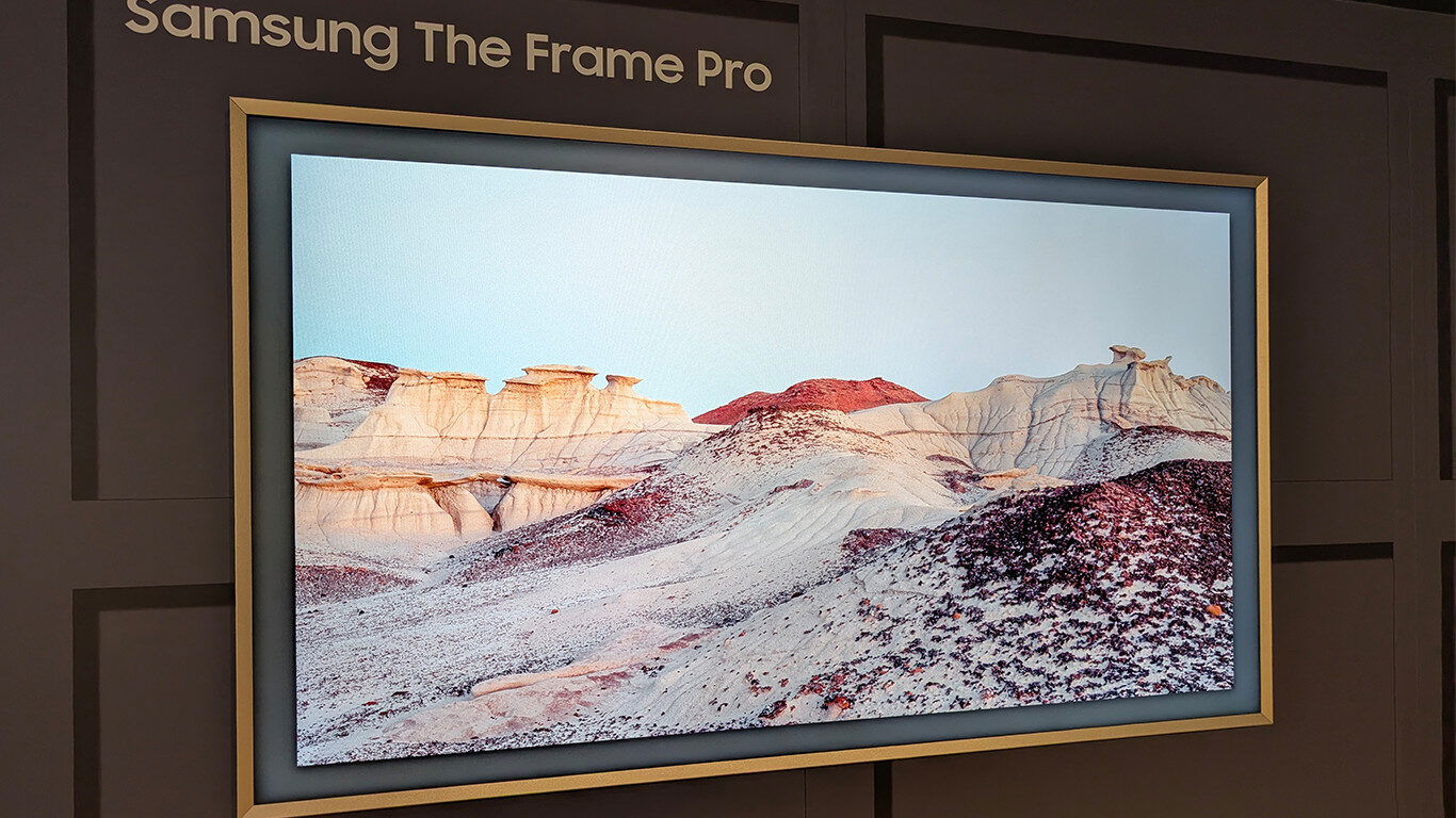 Frame Pro Hands-On: Samsung’s New Art Tv Is Sleeker, Smarter, And Still Not For Everyone Frame Pro Hands-On: Samsung’s New Art Tv Is Sleeker, Smarter, And Still Not For Everyone