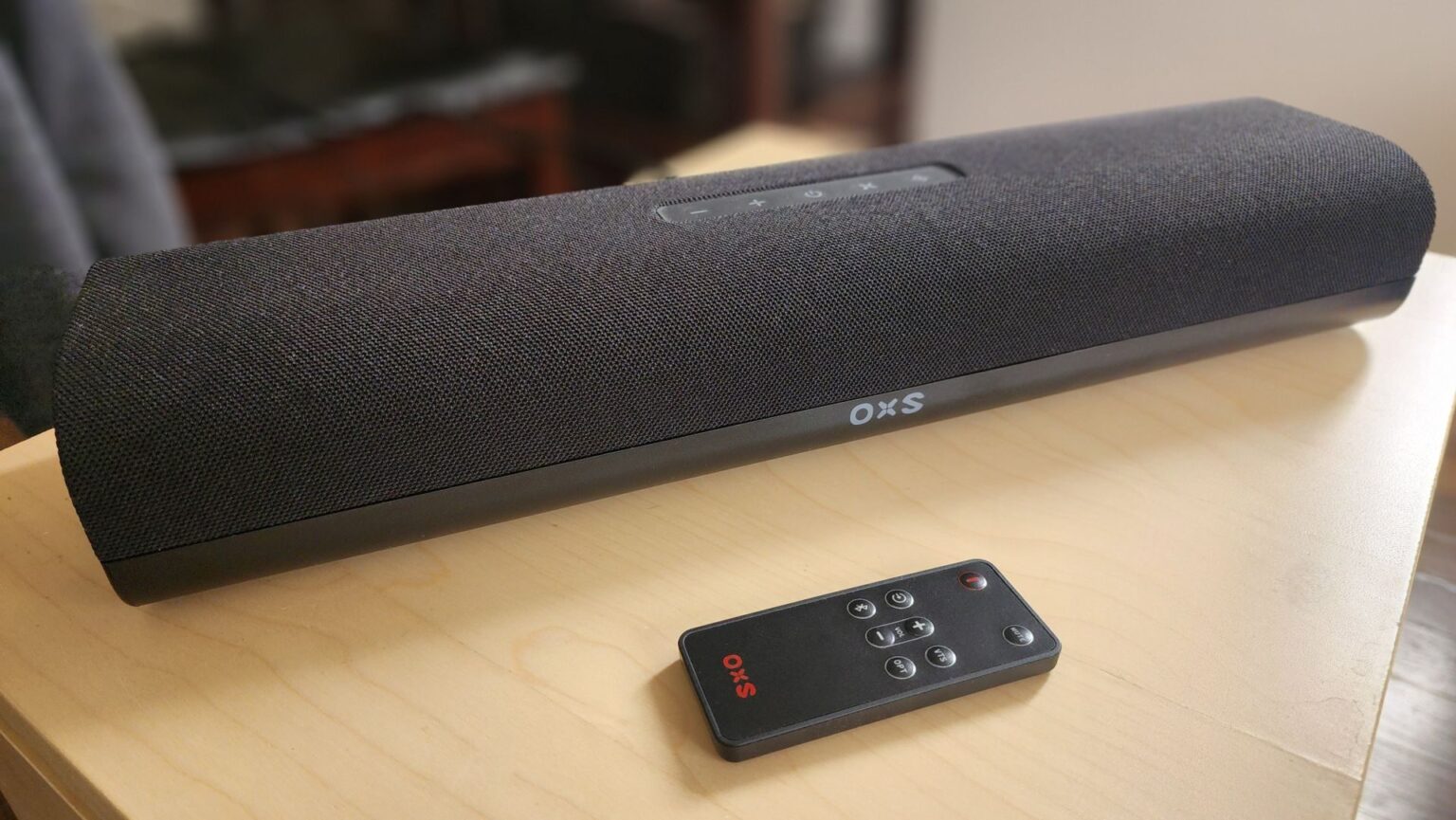 OXS Thunder Lite Barre de Son de Jeu PC pour TV avec Son Surround virtuel, 2 Pilotes de Gamme complète, Tube de Basse, Design Compact, Compatible HDMI/ AUX/Optique, Connexion sans Fil Bluetooth 5.0