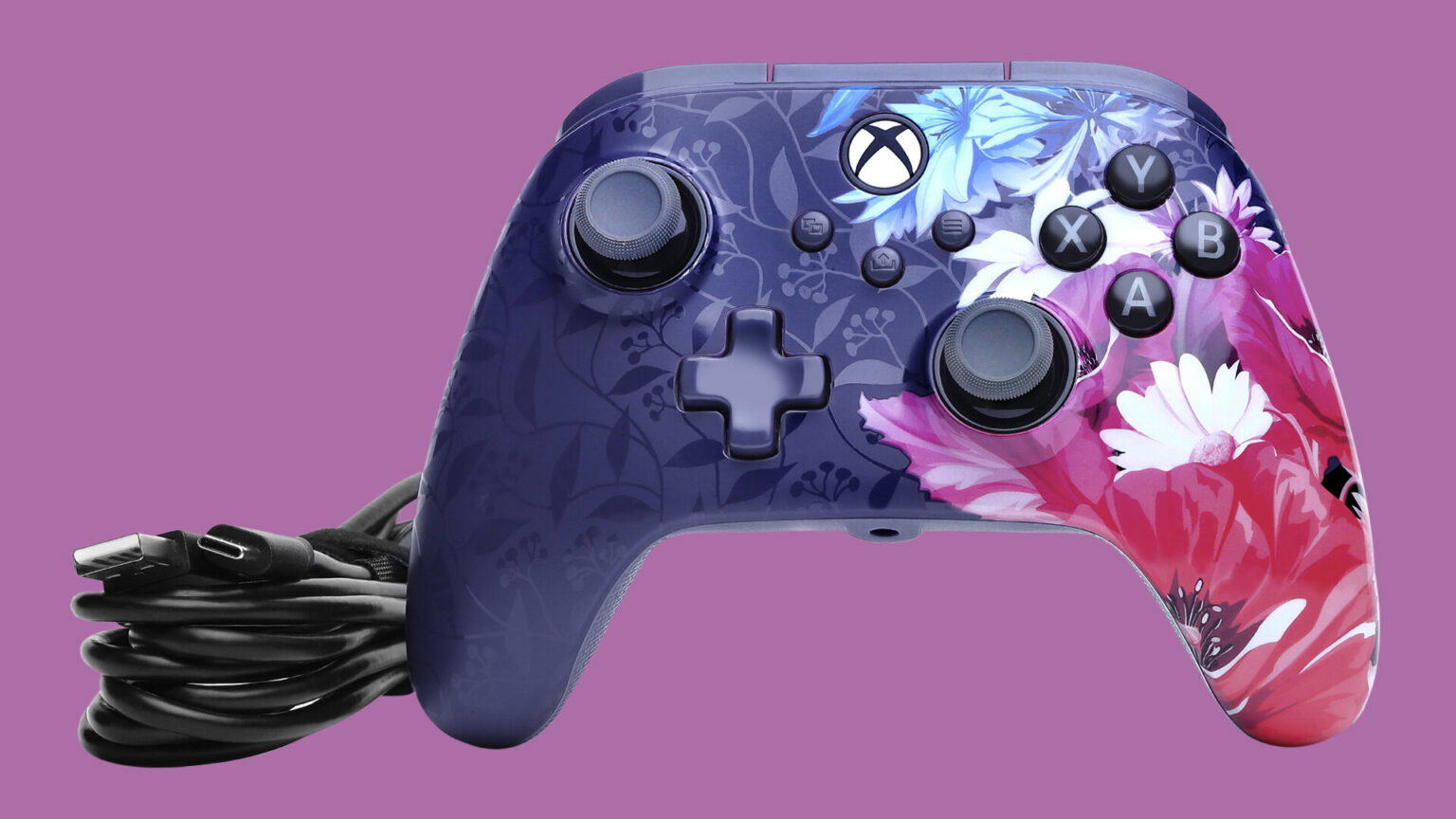 Xbox Controller Button Spring PowerA Unveils Spring Floral Collection With Night Blossom Xbox Controller